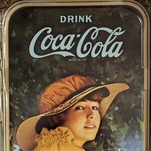 Vintage Coca Cola Metal Advertising Tray